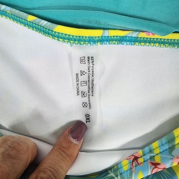 NWT Shein Two Piece Tankini Size 1XL - Picture 4 of 4